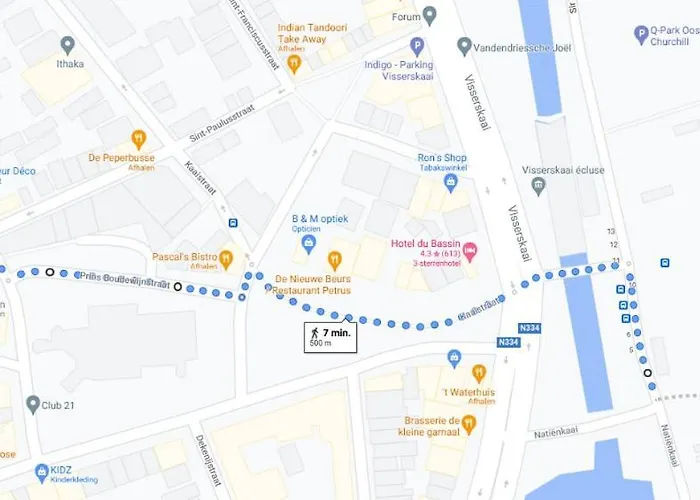 Marjori Met Gratis Parkeerplaats 아파트 오스텐드